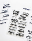 Catherine Pooler Designs - Clear Stamps - Birthday Banter Sentiments-ScrapbookPal
