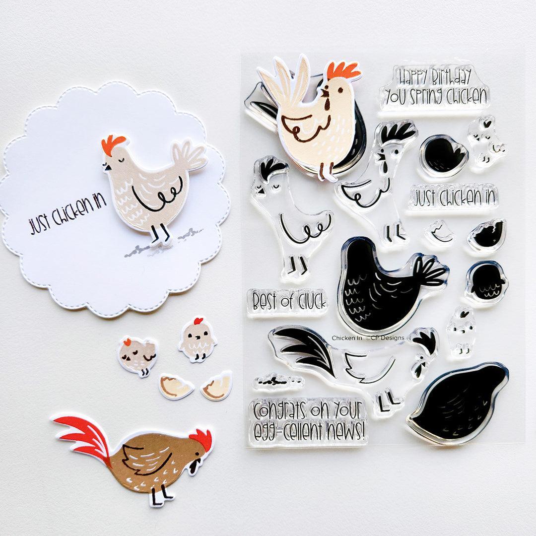 Catherine Pooler Designs - Clear Stamps - Chicken In-ScrapbookPal