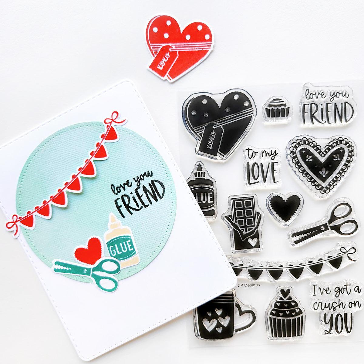 Catherine Pooler Designs - Clear Stamps - Crush On You-ScrapbookPal