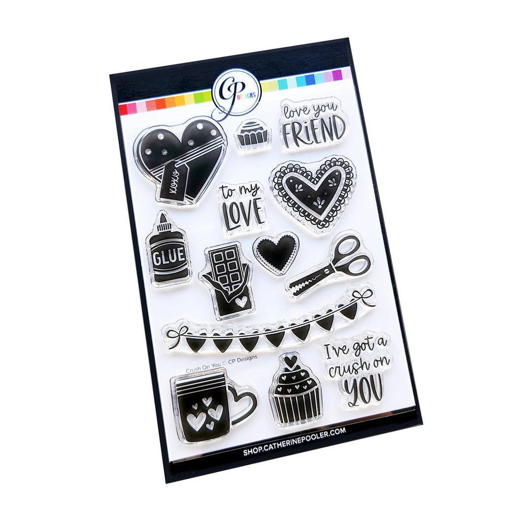 Catherine Pooler Designs - Clear Stamps - Crush On You-ScrapbookPal
