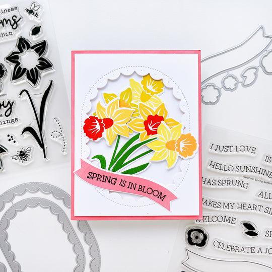 Catherine Pooler Designs - Clear Stamps - Daffodil Blooms-ScrapbookPal