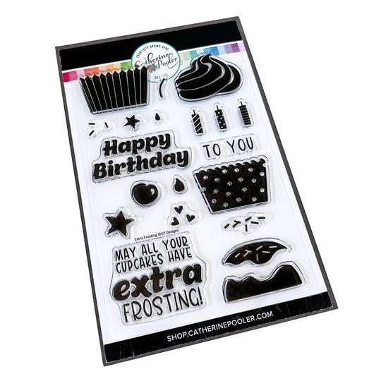 Catherine Pooler Designs - Clear Stamps - Extra Frosting-ScrapbookPal