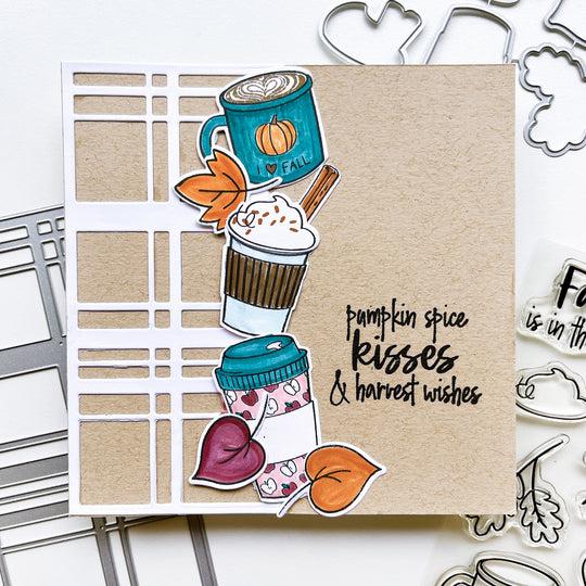 Catherine Pooler Designs - Clear Stamps - Fall Calls for Lattes-ScrapbookPal