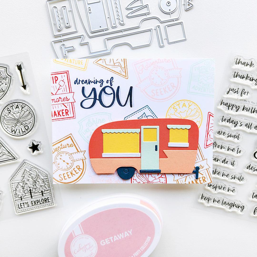 Catherine Pooler Designs - Clear Stamps - From Me to You Sentiments-ScrapbookPal