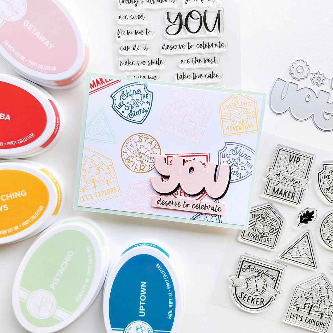 Catherine Pooler Designs - Clear Stamps - From Me to You Sentiments-ScrapbookPal