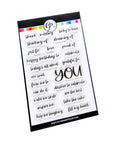 Catherine Pooler Designs - Clear Stamps - From Me to You Sentiments-ScrapbookPal