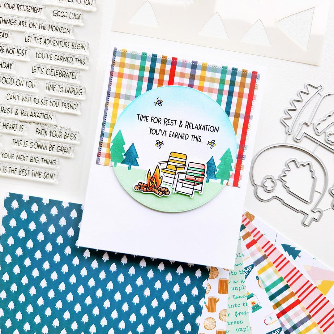 Catherine Pooler Designs - Clear Stamps - Getaway One Liner Sentiments-ScrapbookPal