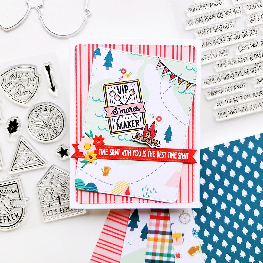 Catherine Pooler Designs - Clear Stamps - Getaway One Liner Sentiments-ScrapbookPal
