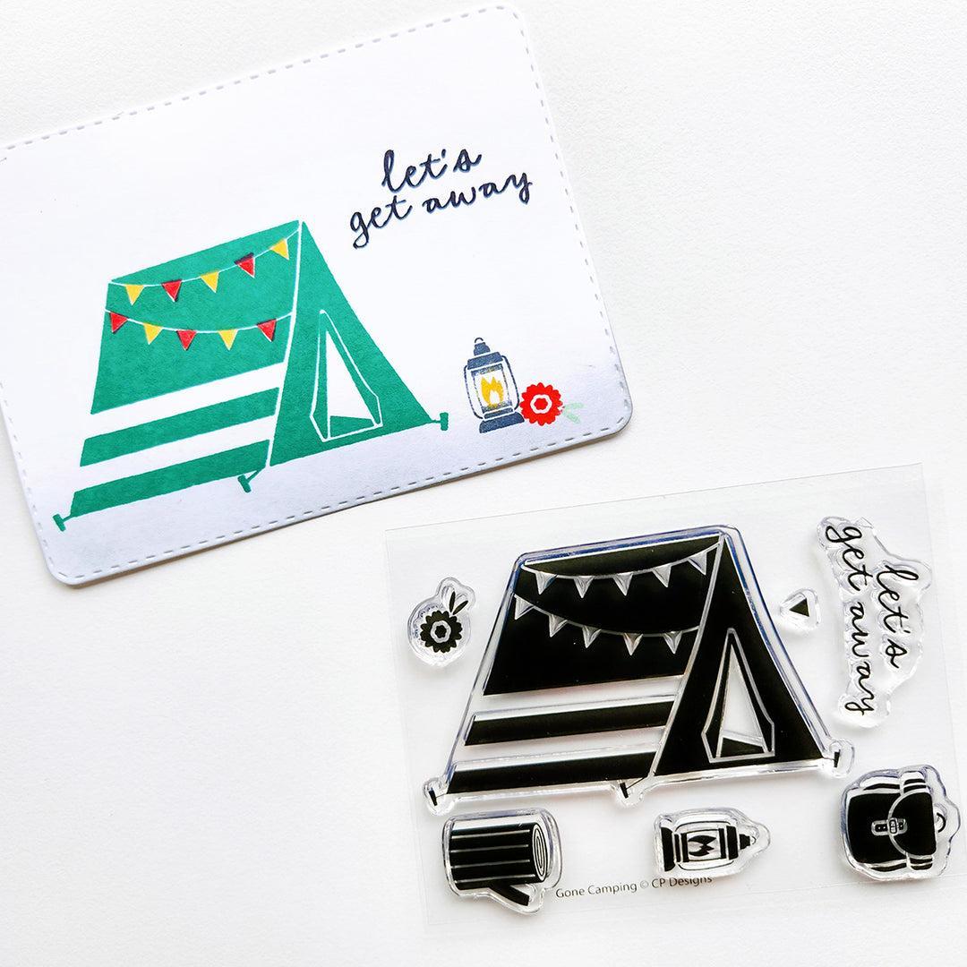 Catherine Pooler Designs - Clear Stamps - Gone Camping-ScrapbookPal