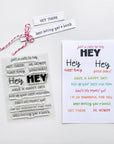 Catherine Pooler Designs - Clear Stamps - Happy Hey Sentiments-ScrapbookPal