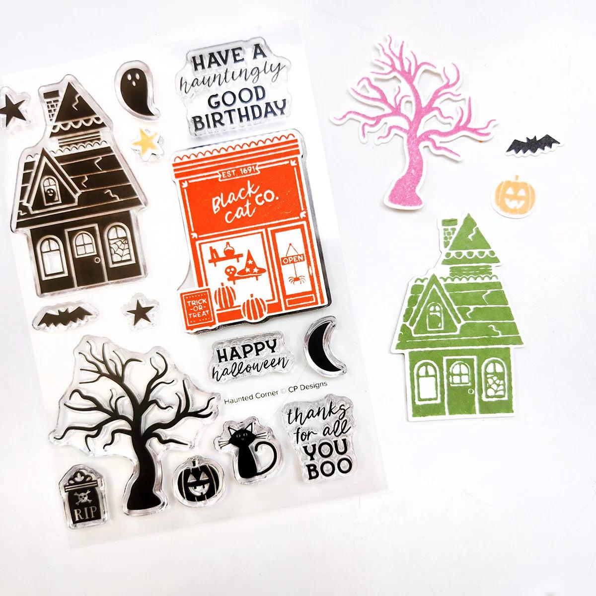 Catherine Pooler Designs - Clear Stamps - Haunted Corner-ScrapbookPal