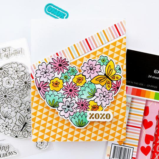 Catherine Pooler Designs - Clear Stamps - Hearts Aflutter-ScrapbookPal