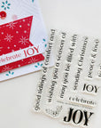 Catherine Pooler Designs - Clear Stamps - Holiday Joy Sentiments-ScrapbookPal