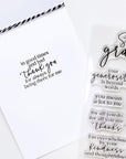 Catherine Pooler Designs - Clear Stamps - Inside Out Gratitude Sentiments-ScrapbookPal