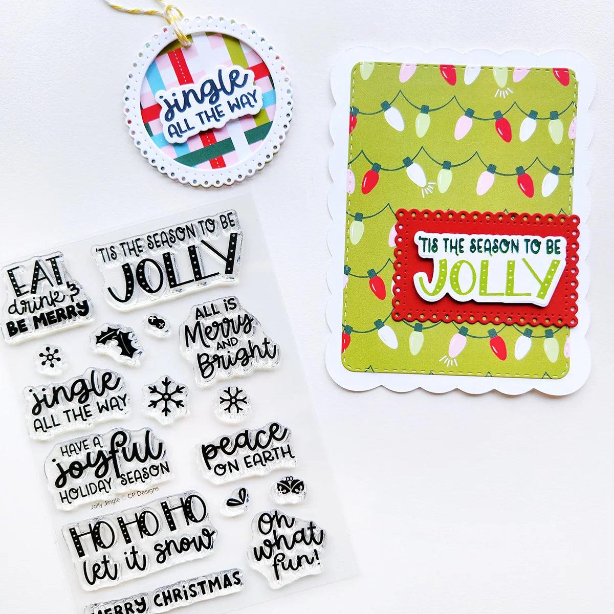 Catherine Pooler Designs - Clear Stamps - Jolly Jingle Sentiments-ScrapbookPal