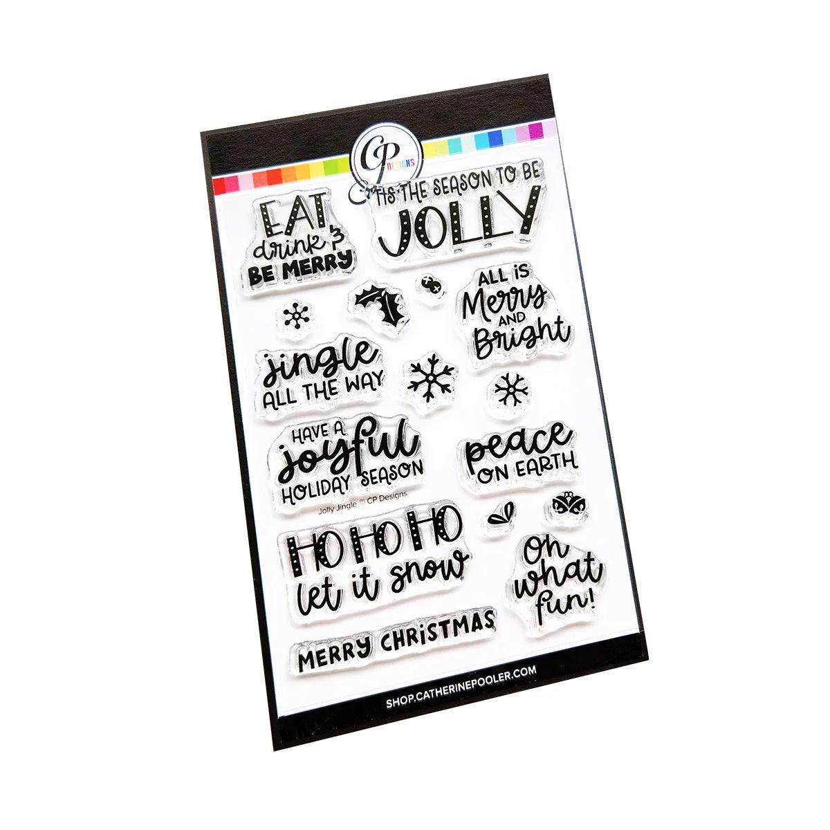 Catherine Pooler Designs - Clear Stamps - Jolly Jingle Sentiments-ScrapbookPal