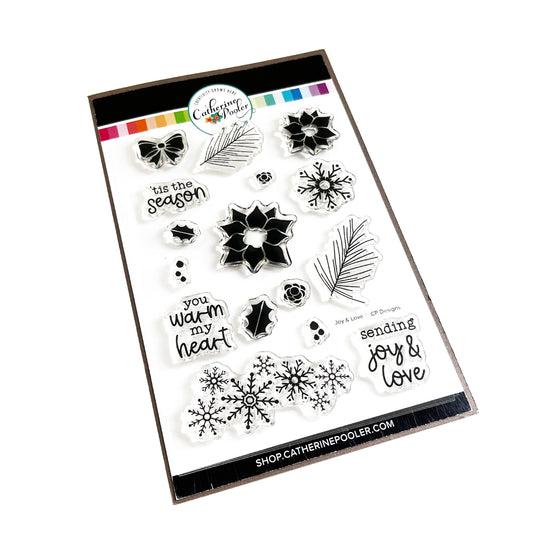 Catherine Pooler Designs - Clear Stamps - Joy & Love-ScrapbookPal