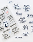 Catherine Pooler Designs - Clear Stamps - More Amor Sentiments-ScrapbookPal