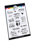 Catherine Pooler Designs - Clear Stamps - More Amor Sentiments-ScrapbookPal