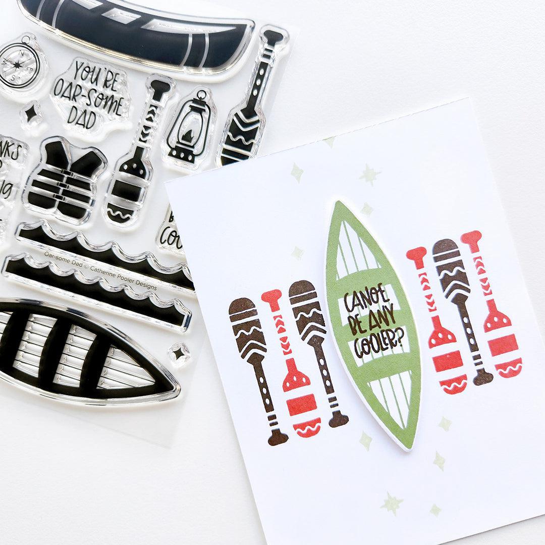 Catherine Pooler Designs - Clear Stamps - Oar-some Dad-ScrapbookPal