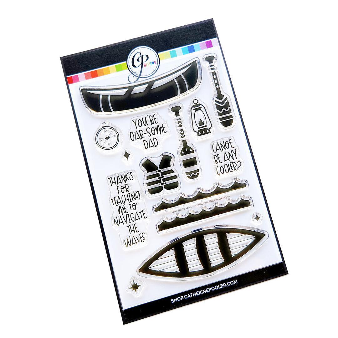 Catherine Pooler Designs - Clear Stamps - Oar-some Dad-ScrapbookPal