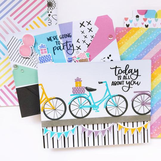 Catherine Pooler Designs - Clear Stamps - Pedaling By-ScrapbookPal