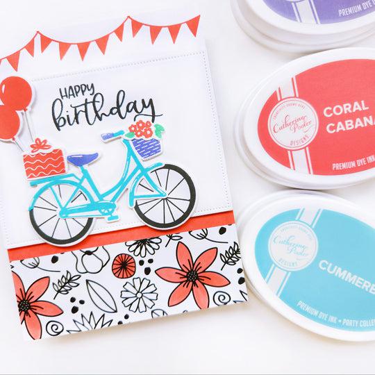 Catherine Pooler Designs - Clear Stamps - Pedaling By-ScrapbookPal