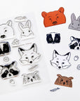 Catherine Pooler Designs - Clear Stamps - Peeking Forest Friends-ScrapbookPal