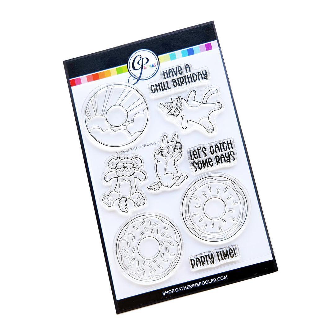 Catherine Pooler Designs - Clear Stamps - Poolside Pets-ScrapbookPal