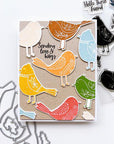Catherine Pooler Designs - Clear Stamps - Quilted Birds-ScrapbookPal