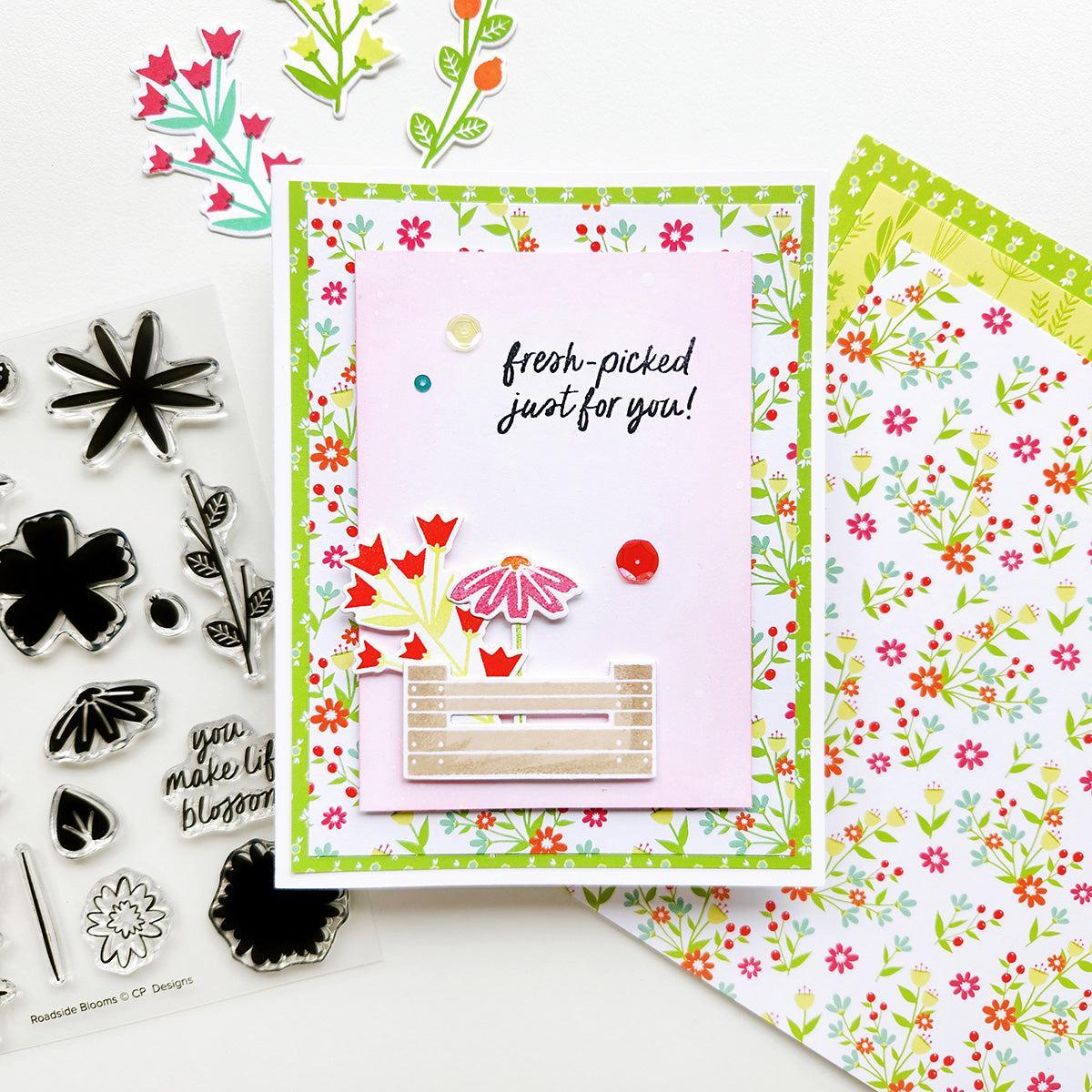 Catherine Pooler Designs - Dies - Roadside Blooms-ScrapbookPal