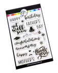Catherine Pooler Designs - Clear Stamps - Stated Simply Sentiments-ScrapbookPal