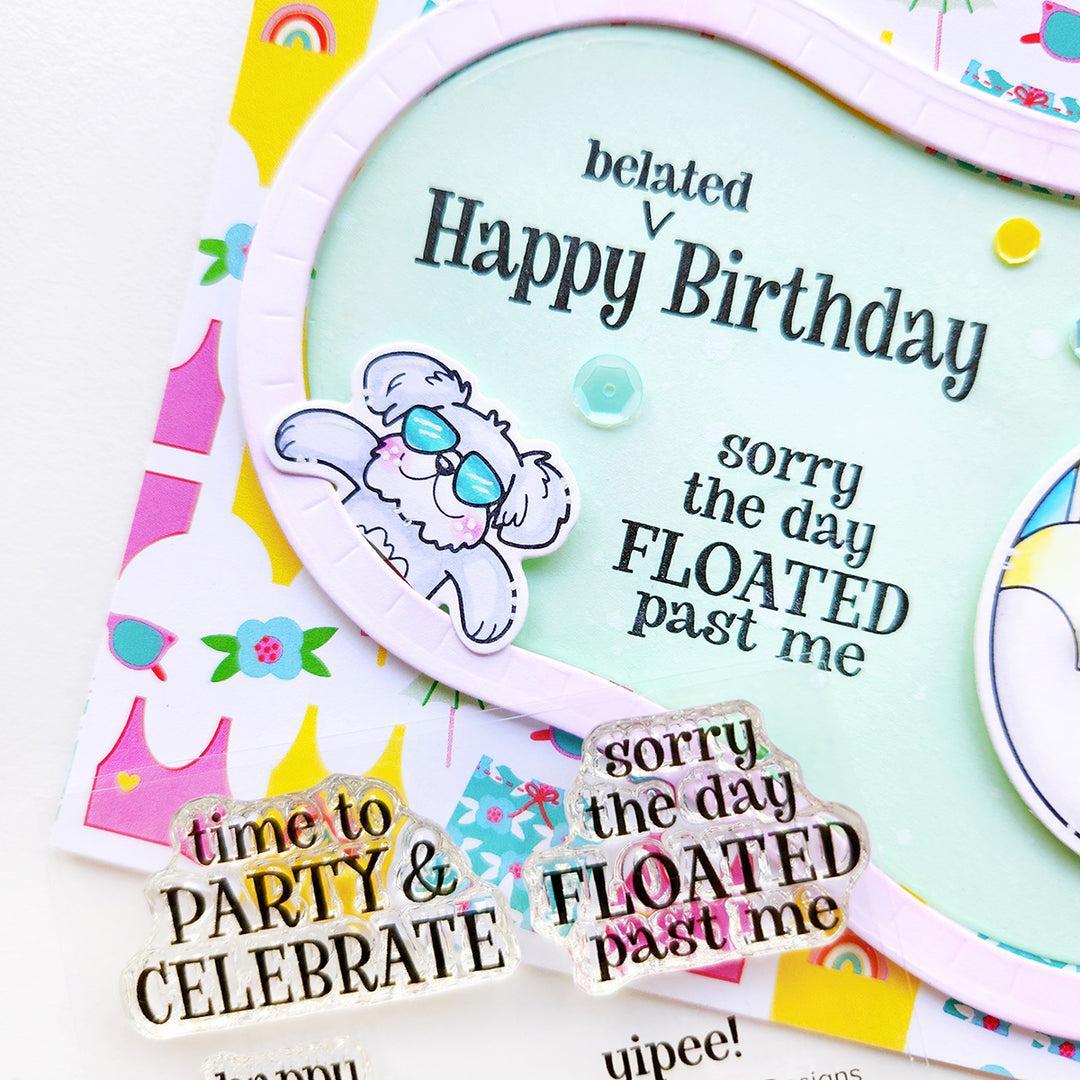 Catherine Pooler Designs - Clear Stamps - Sunny Birthday Sentiments-ScrapbookPal
