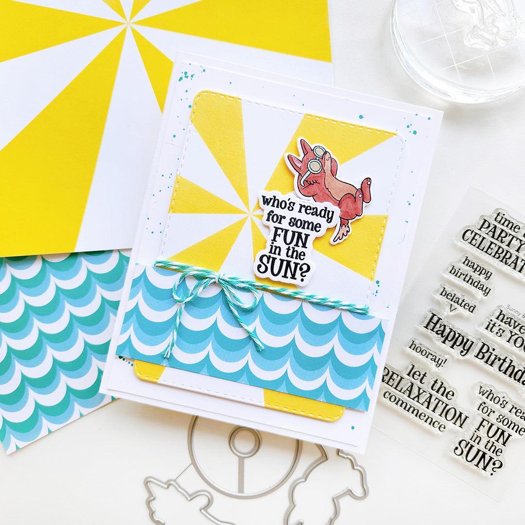 Catherine Pooler Designs - Clear Stamps - Sunny Birthday Sentiments-ScrapbookPal