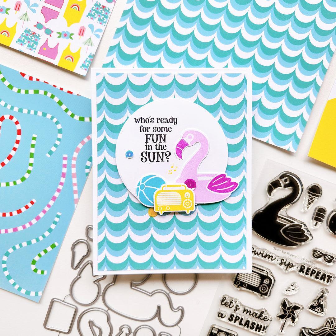 Catherine Pooler Designs - Dies - Swim Sip Repeat-ScrapbookPal