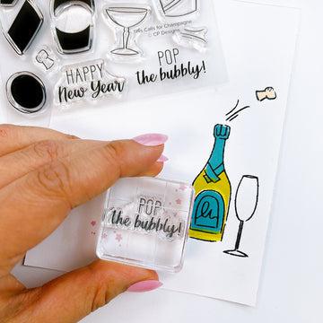 Catherine Pooler Designs - Clear Stamps - This Calls For Champagne-ScrapbookPal