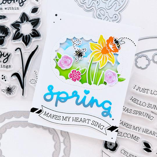 Catherine Pooler Designs - Clear Stamps - Welcome Spring-ScrapbookPal
