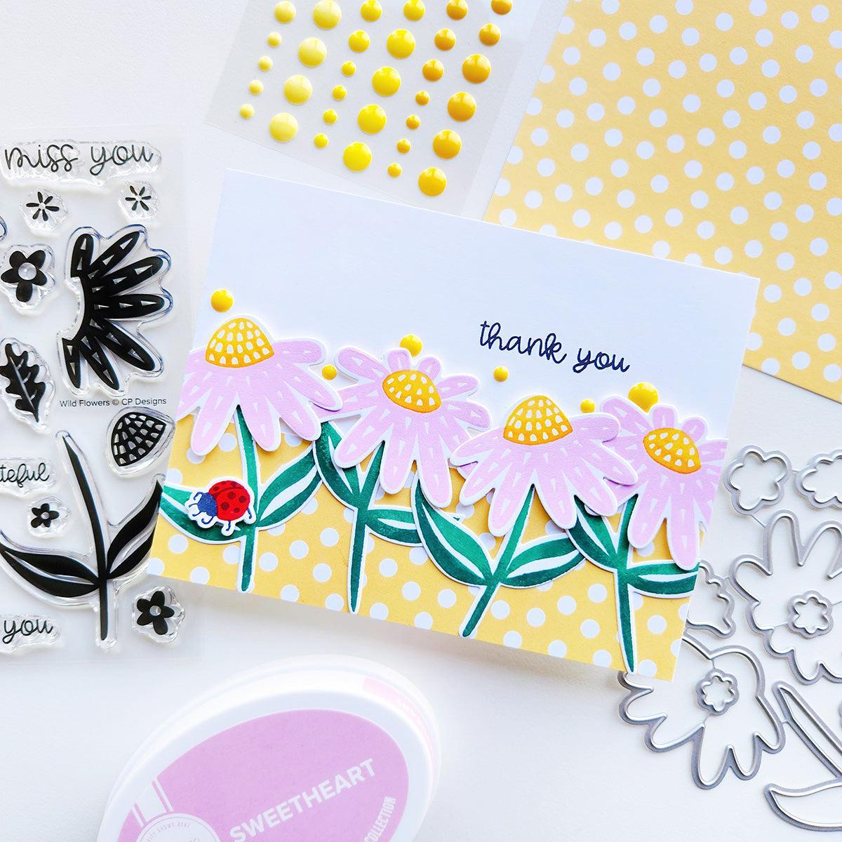 Catherine Pooler Designs - Clear Stamps - Wild Flowers-ScrapbookPal