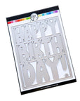 Catherine Pooler Designs - Dies - Balloon Letter Birthday Cover Plate-ScrapbookPal
