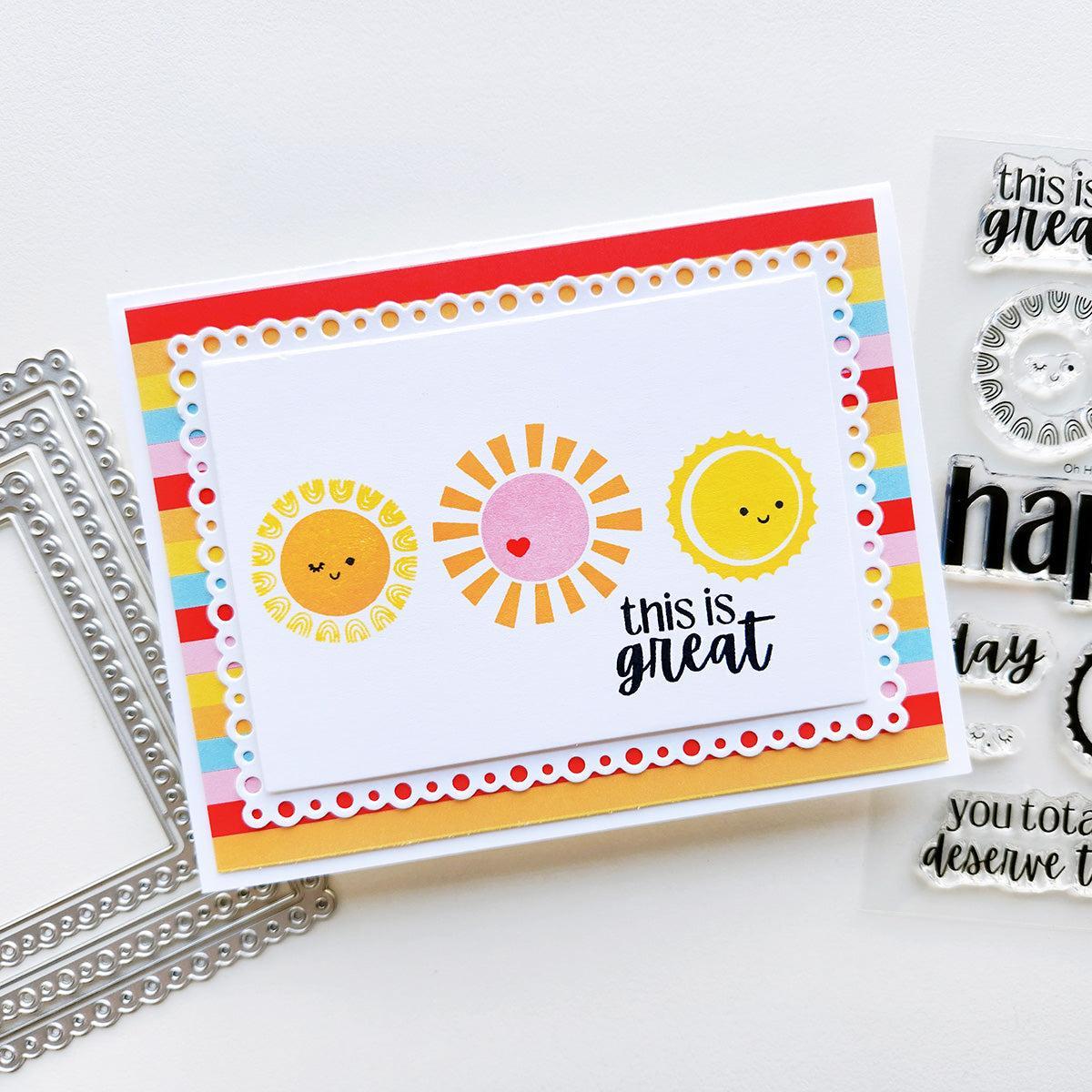 Catherine Pooler Designs - Dies - Bubbly Signature Layers-ScrapbookPal