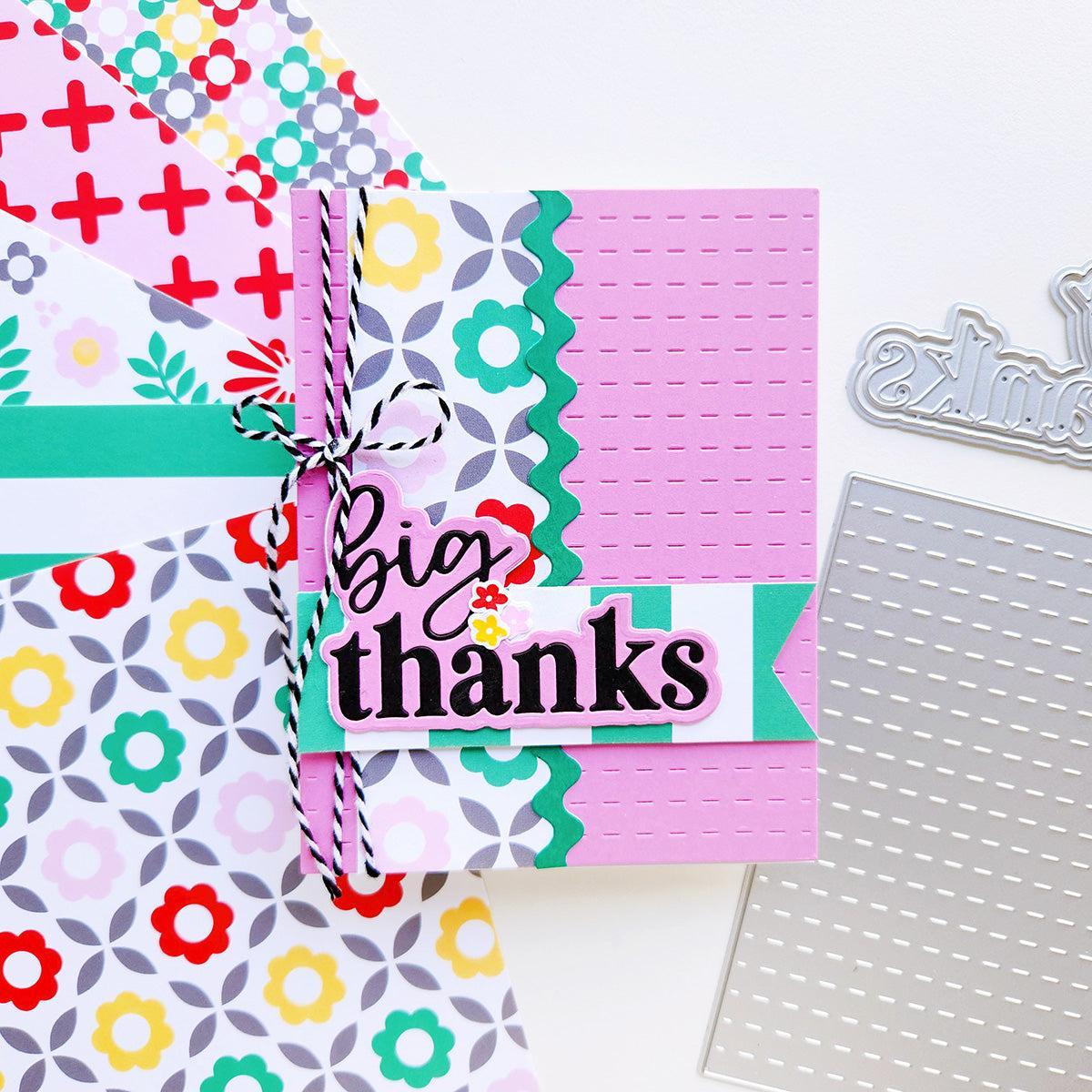 Catherine Pooler Designs - Dies - Channel Stitch Cover Plate-ScrapbookPal