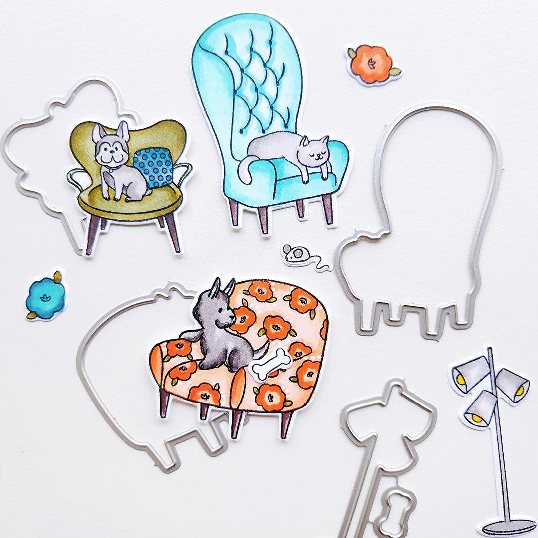 Catherine Pooler Designs - Dies - Cozy Pets-ScrapbookPal