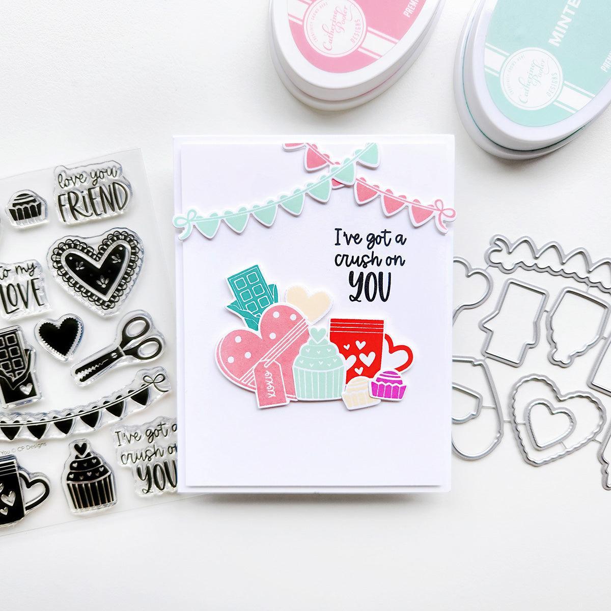 Catherine Pooler Designs - Clear Stamps - Crush On You-ScrapbookPal