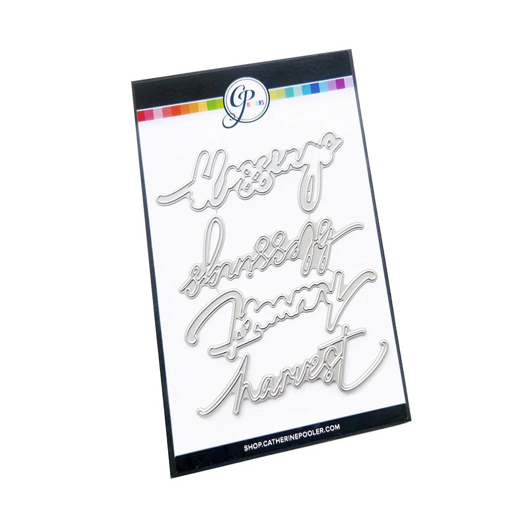 Catherine Pooler Designs - Dies - Harvest Duo Word-ScrapbookPal