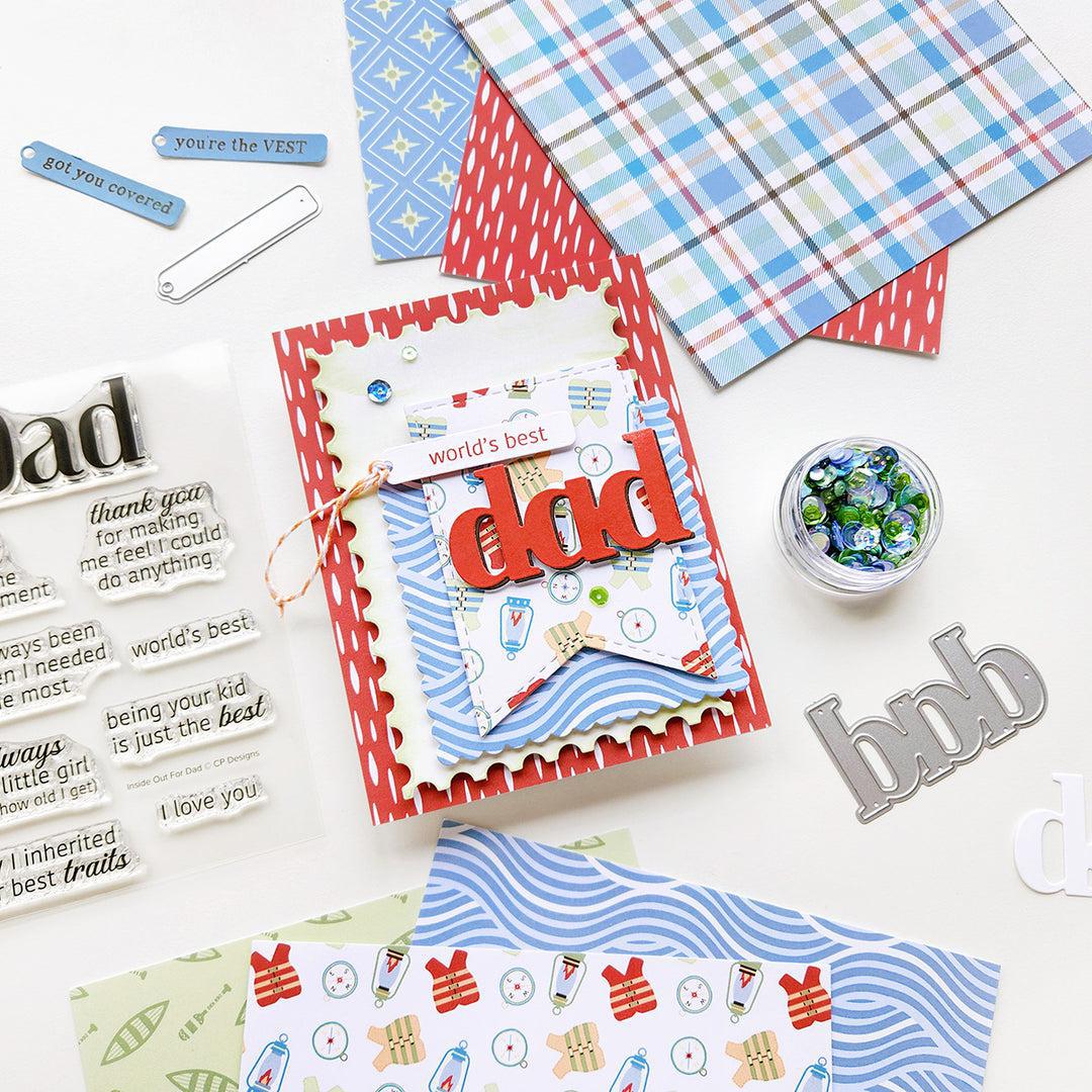 Catherine Pooler Designs - Dies - Just Dad Word-ScrapbookPal