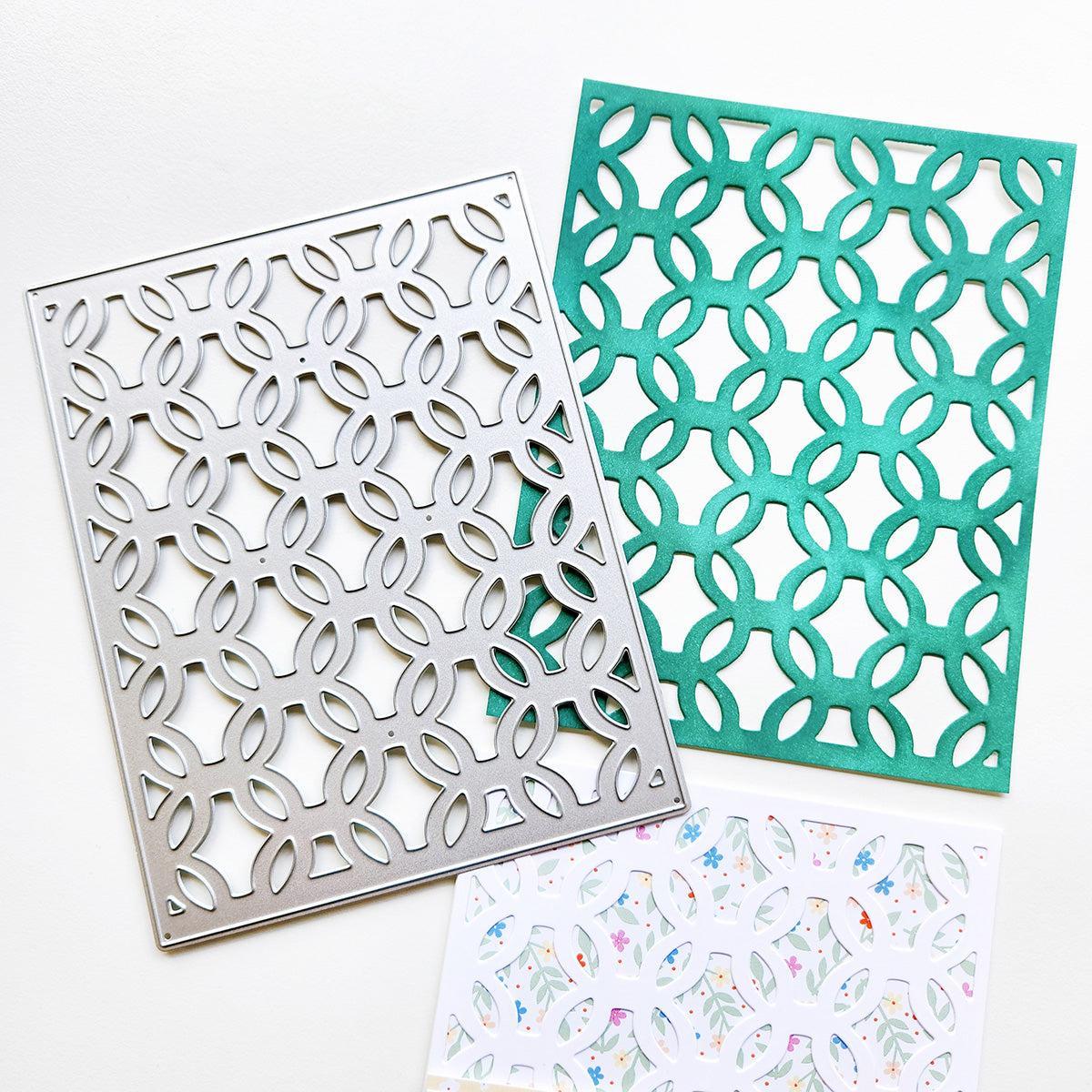 Catherine Pooler Designs - Dies - Lattice Love Cover Plate-ScrapbookPal