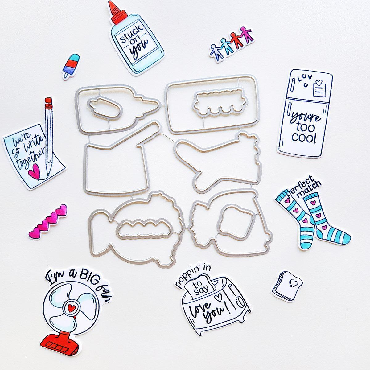Catherine Pooler Designs - Dies - Love Puns-ScrapbookPal