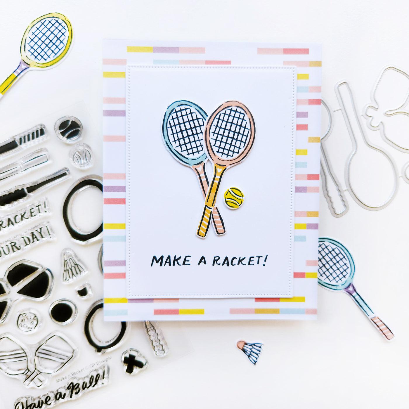 Catherine Pooler Designs - Dies - Make a Racket-ScrapbookPal