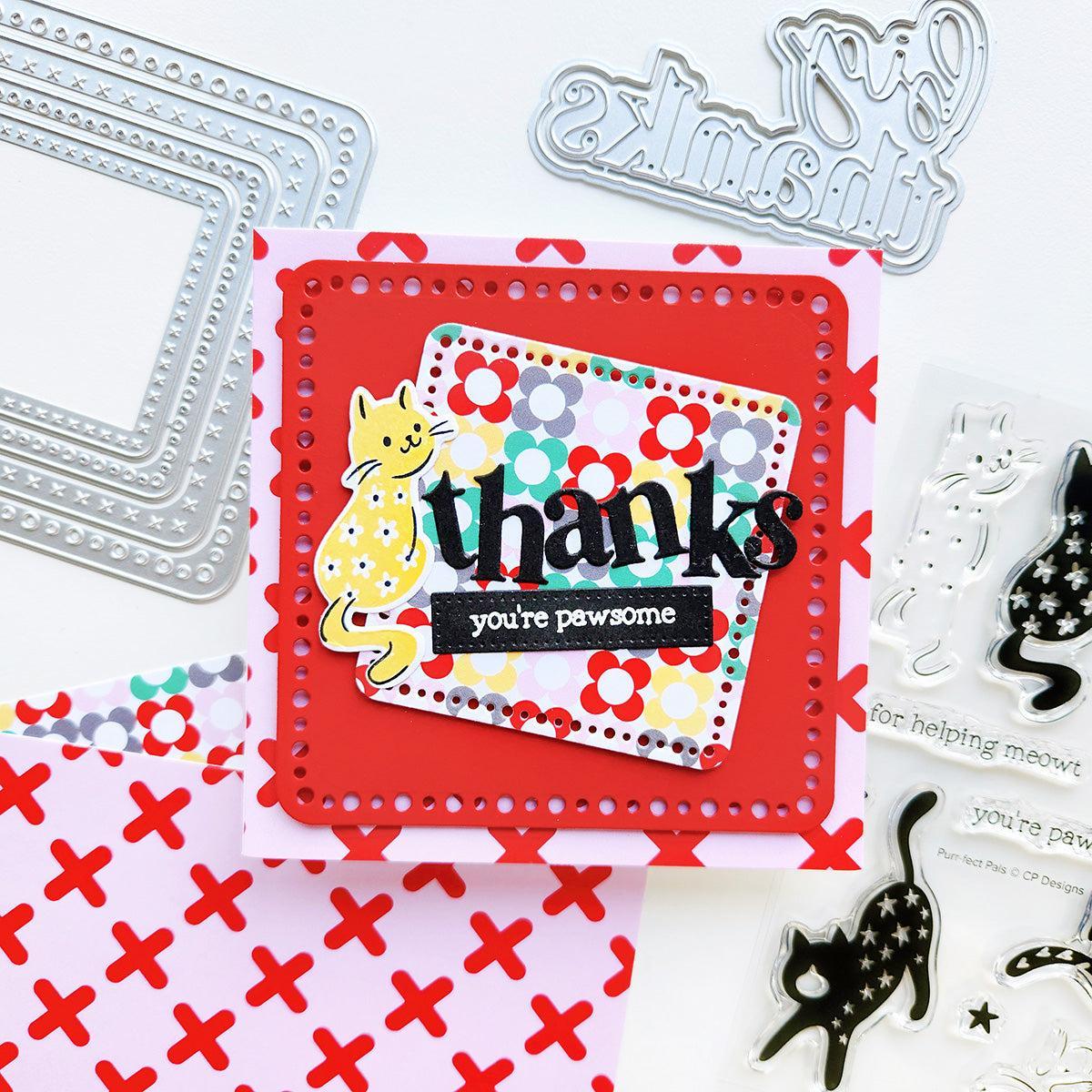 Catherine Pooler Designs - Dies - Noughts & Crosses-ScrapbookPal