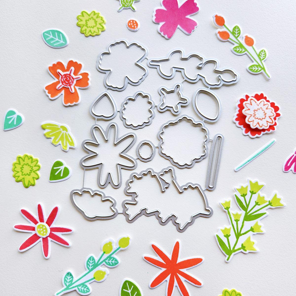 Catherine Pooler Designs - Dies - Roadside Blooms-ScrapbookPal